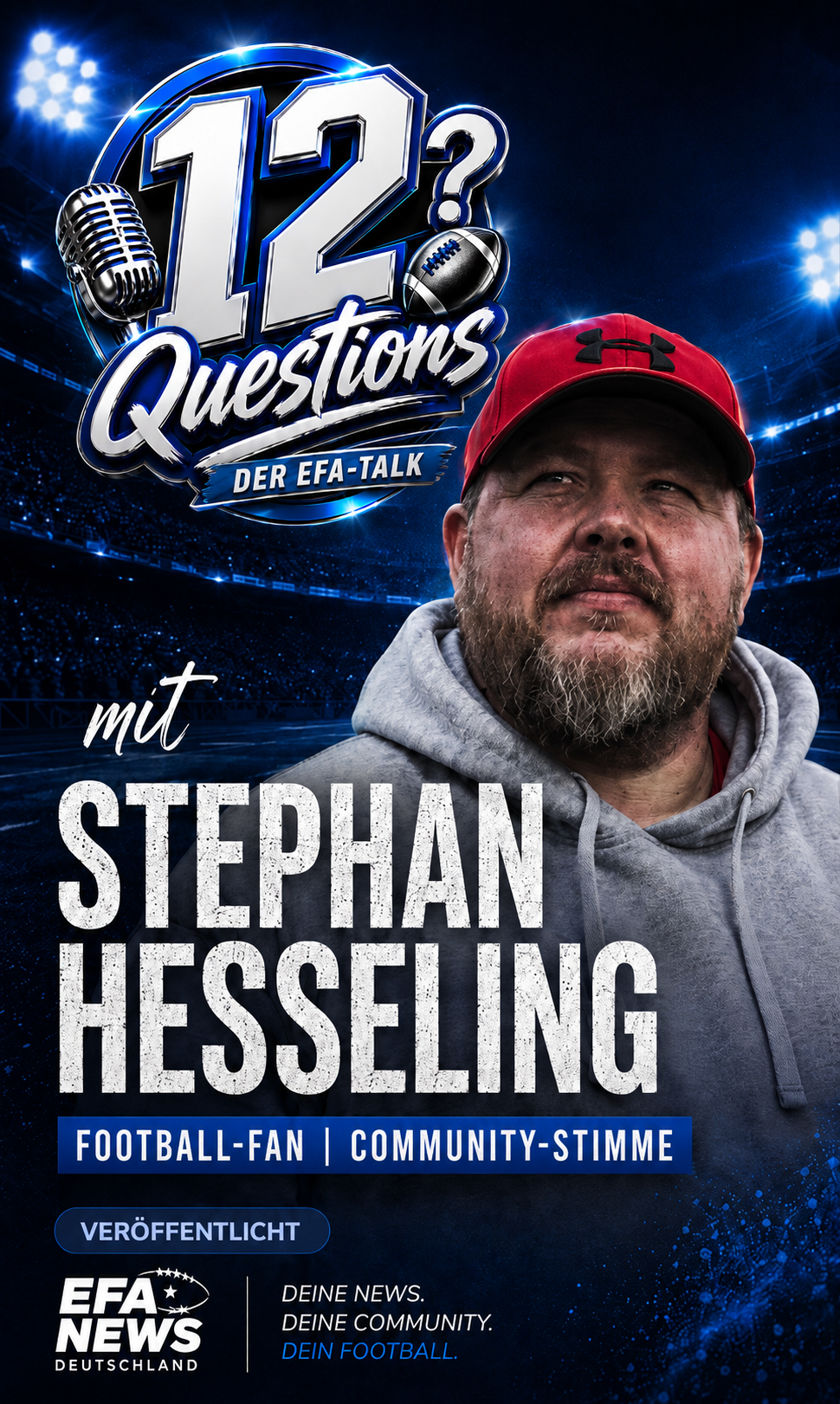 12 Questions – 12 Questions – The Endzone Europe Talk mit Stephan Heßeling