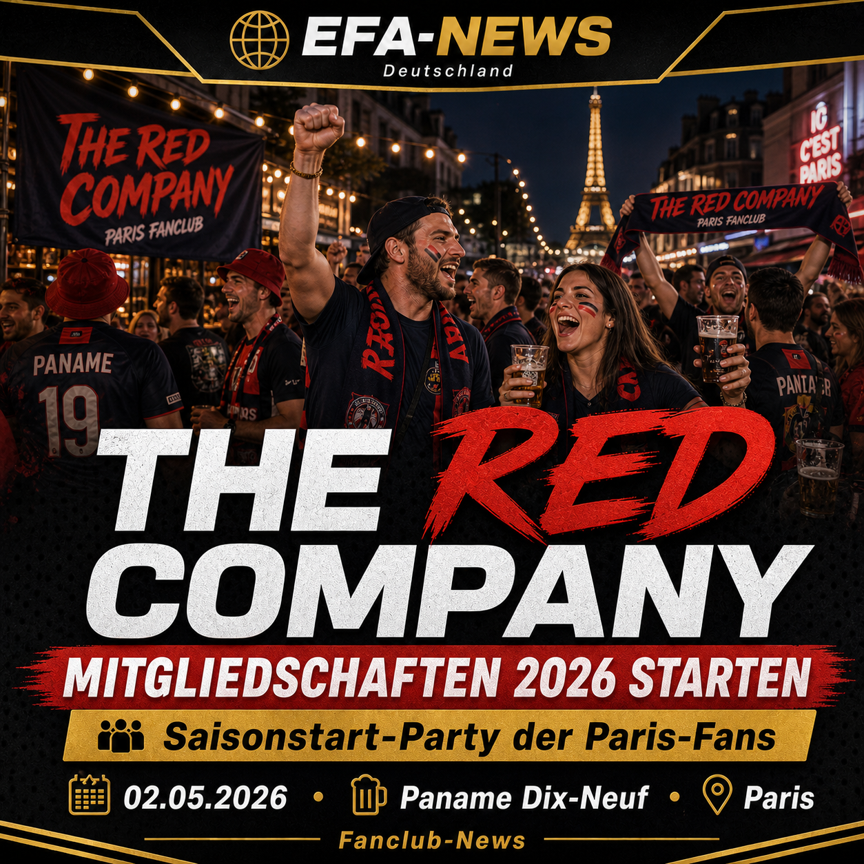 The Red Company startet Mitgliedschaften und Saisonauftakt-Party – Endzone Europe
