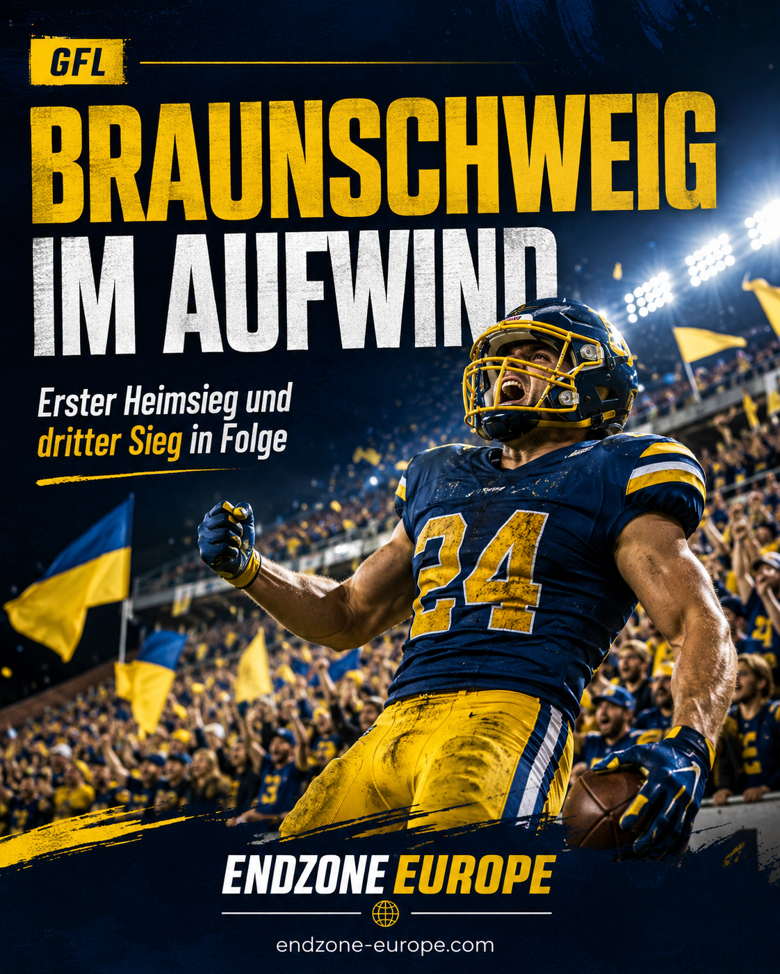 Braunschweig en ascenso: primera victoria en casa y tercer triunfo seguido – Endzone Europe
