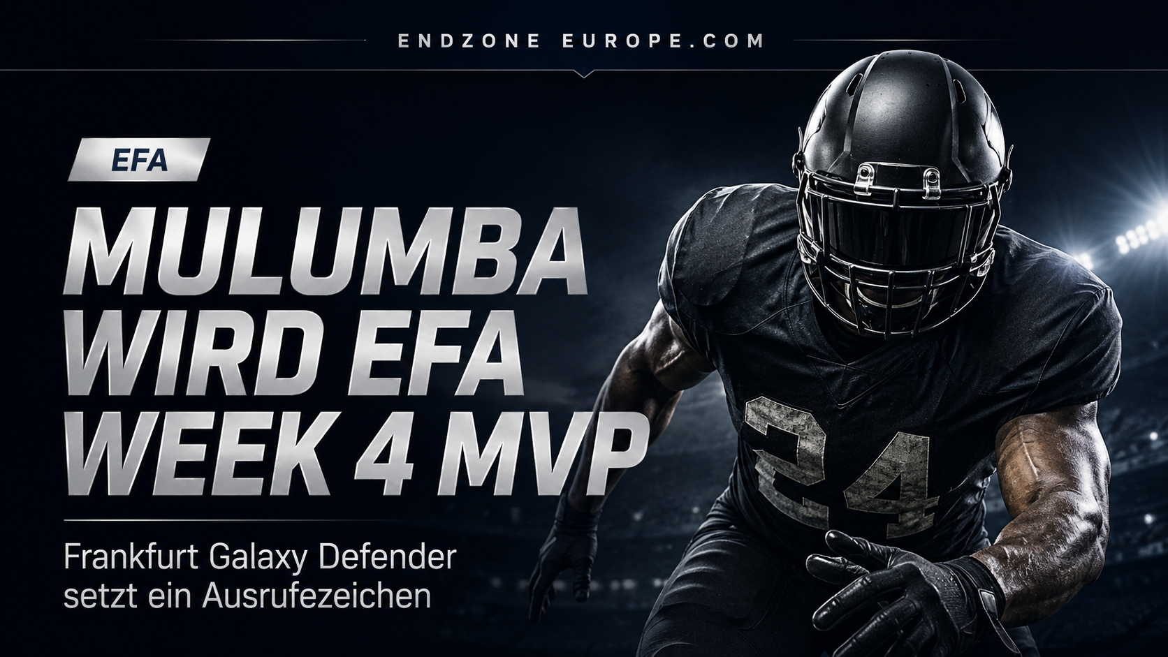 Aggiornamento EFA: Mulumba domina e Frankfurt trova la risposta – News sur Endzone Europe