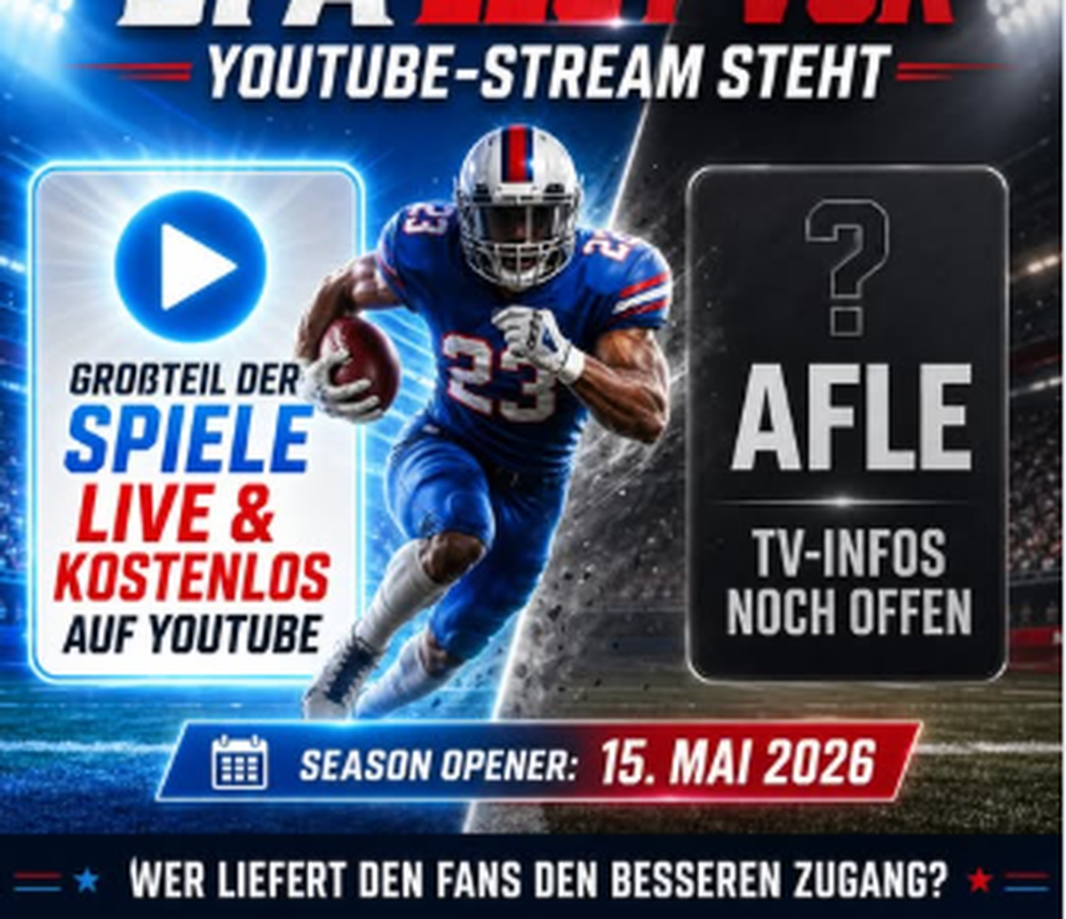 La EFA anticipa tutti: stream YouTube confermato – informazioni TV AFLE ancora aperte – Endzone Europe