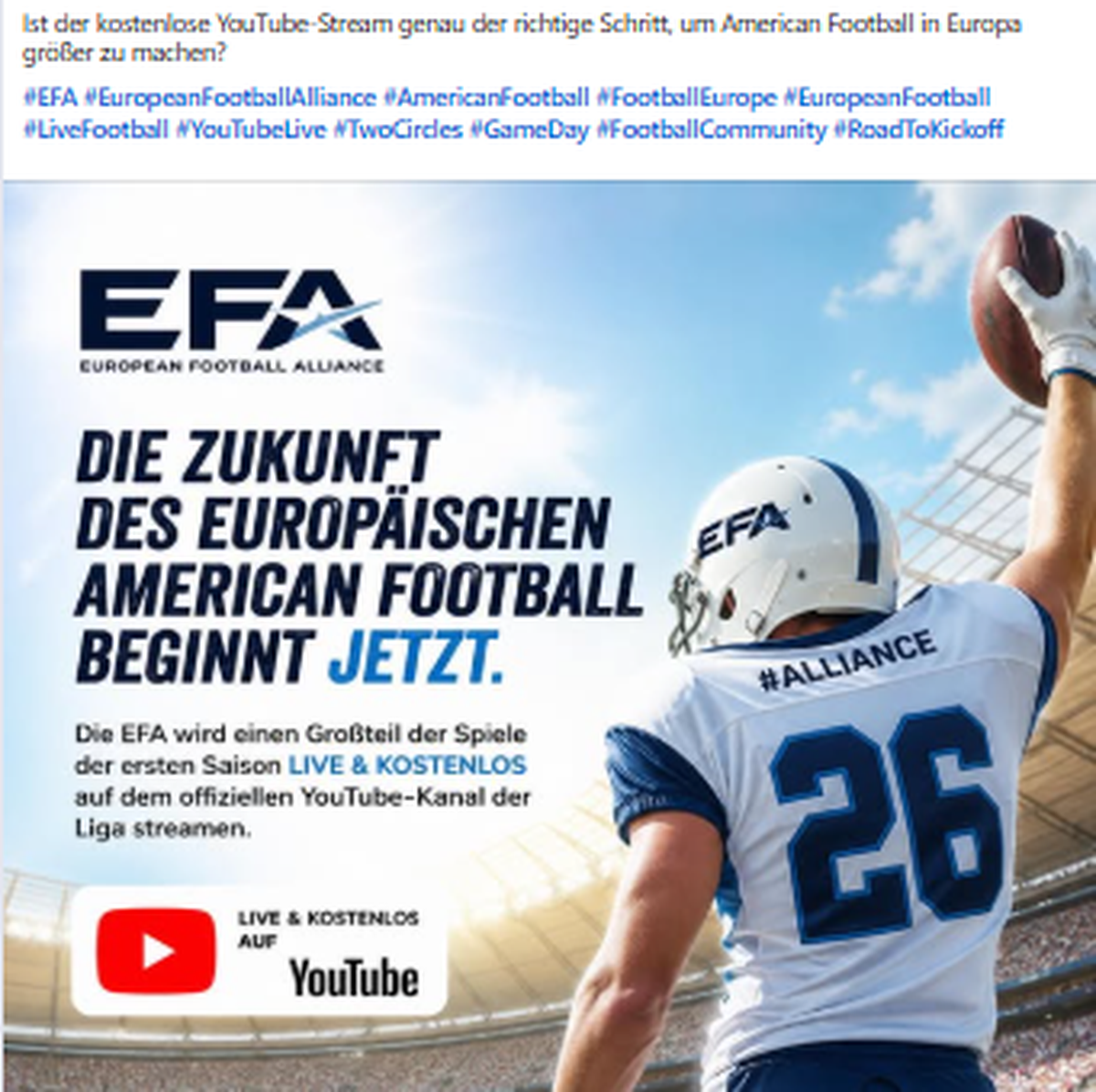 Die Zukunft des europäischen American Football beginnt jetzt – Endzone Europe