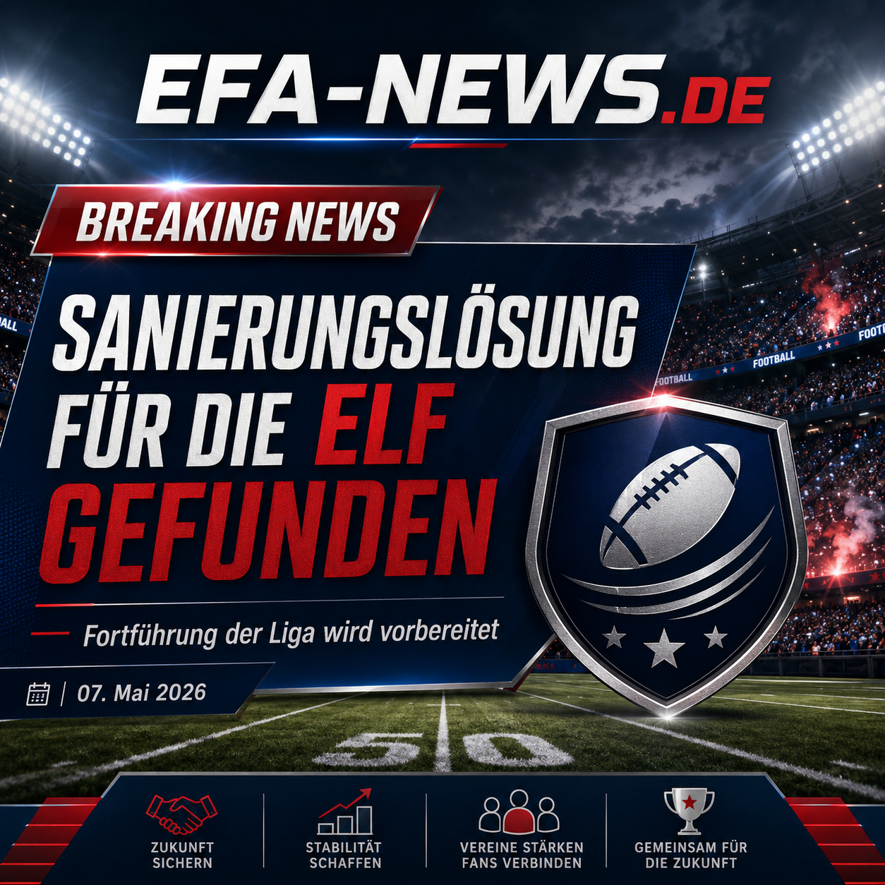Überraschende Wende: Sanierungslösung für die European League of Football gefunden – Endzone Europe