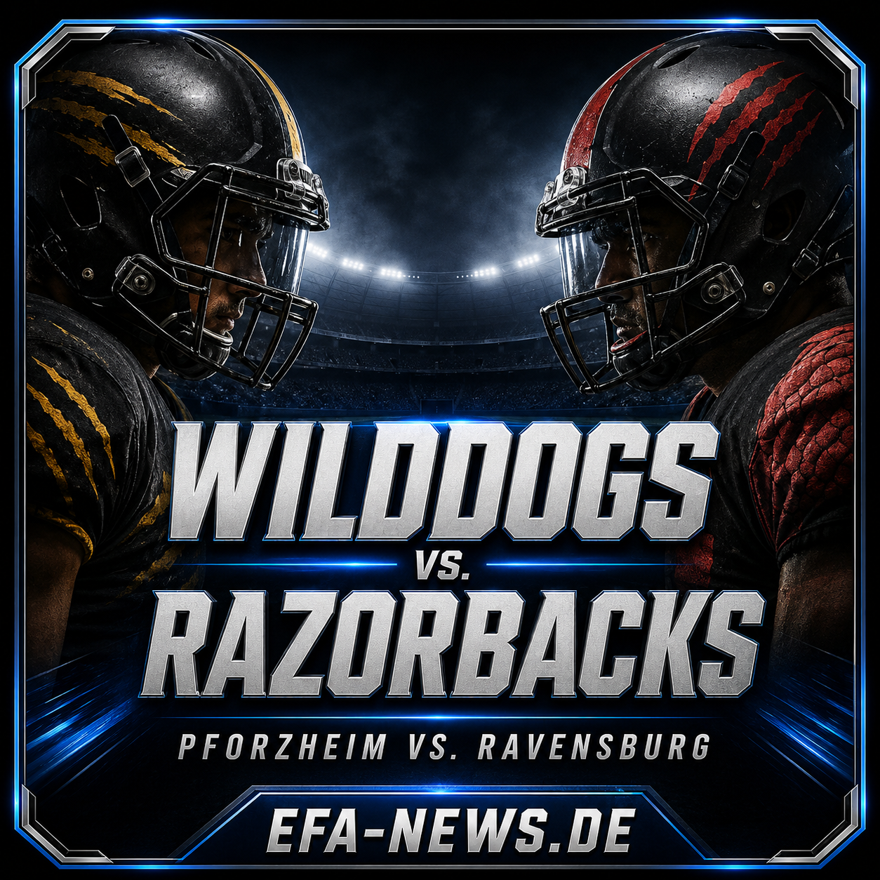 GFL-Süd-Kracher: Pforzheim Wilddogs fordern ifm Razorbacks Ravensburg heraus – Endzone Europe