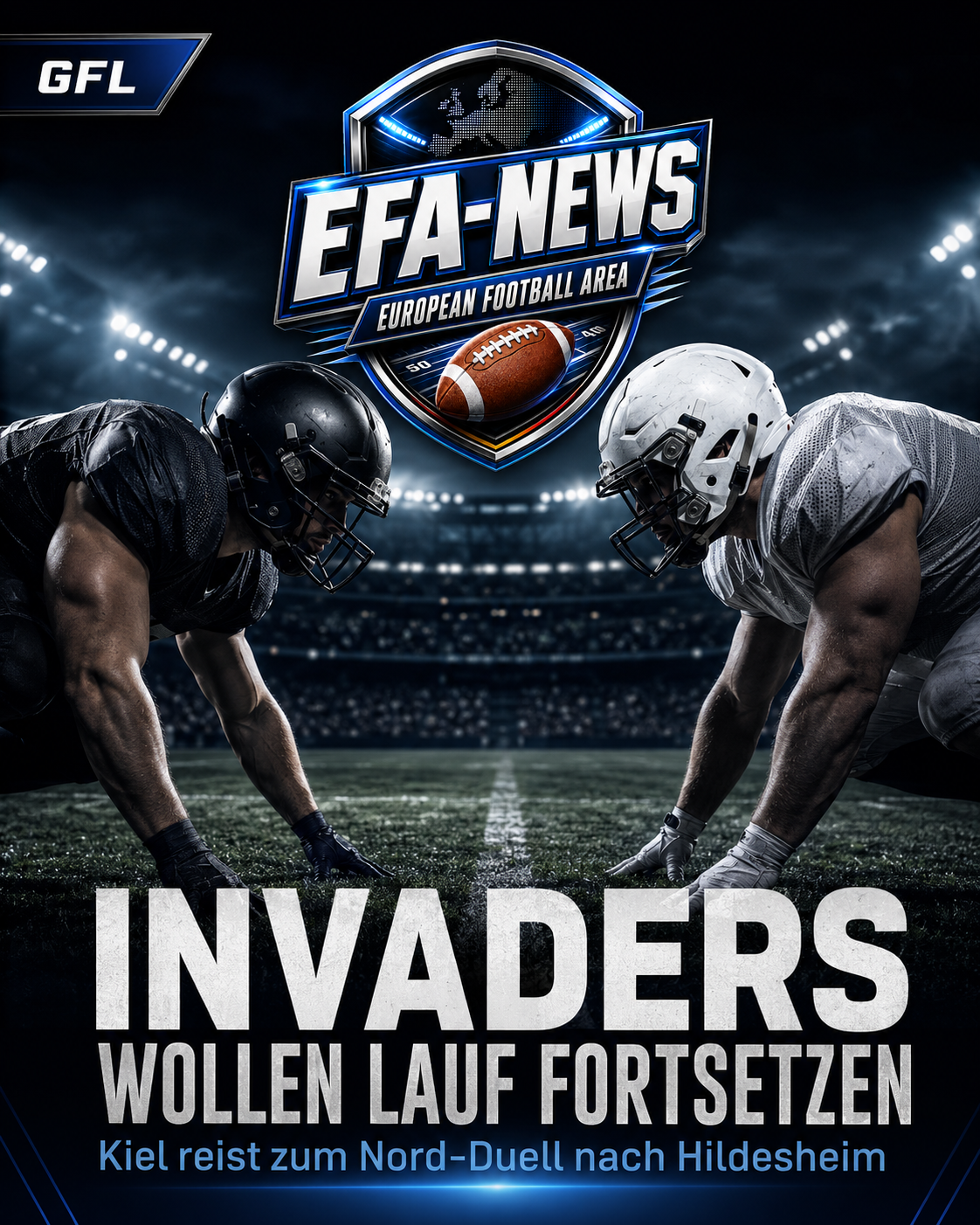 Invaders wollen Lauf fortsetzen: Kiel reist nach Hildesheim – Endzone Europe