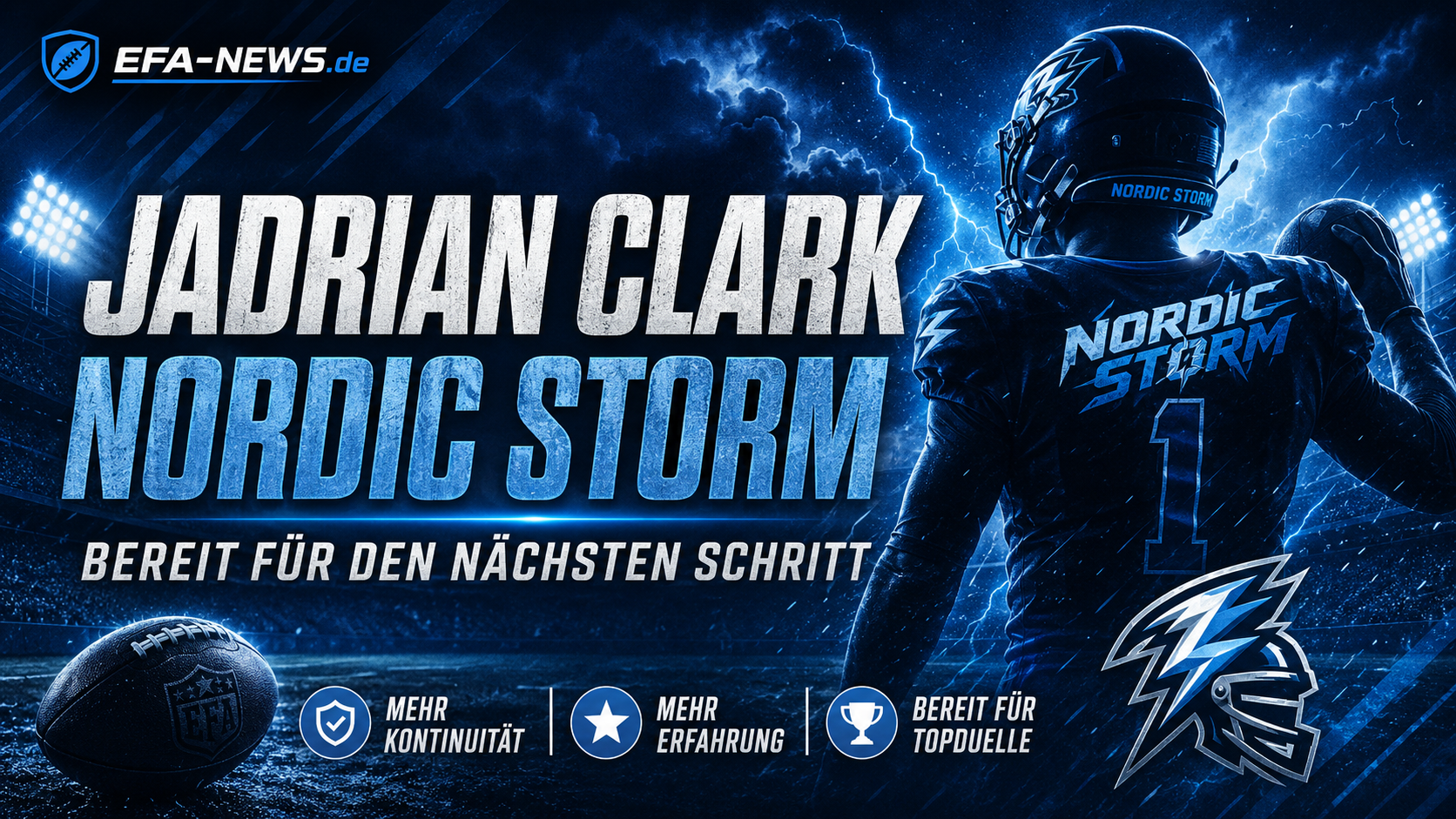 Jadrian Clark sieht Nordic Storm bereit für den nächsten Schritt – Endzone Europe