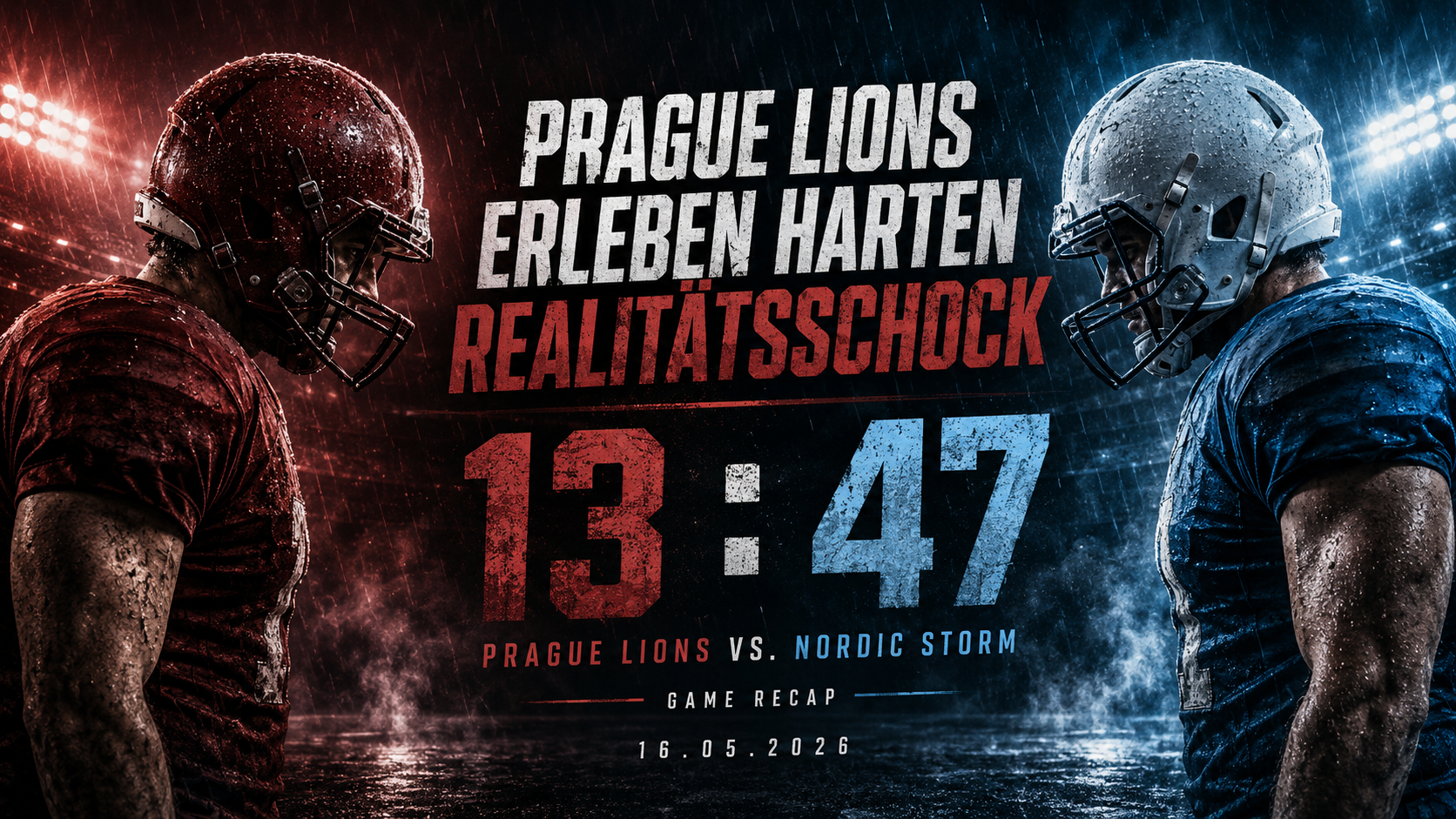 Prague Lions kassieren deutliche Auftaktniederlage bei Nordic Storm – Endzone Europe