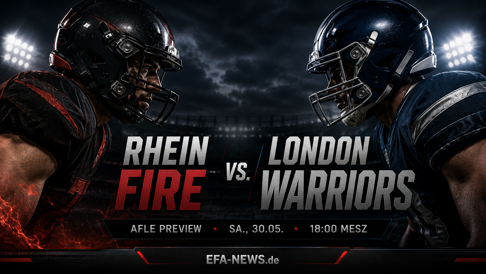 Rhein Fire empfängt London Warriors: Heimauftakt mit klarer Favoritenrolle – Endzone Europe