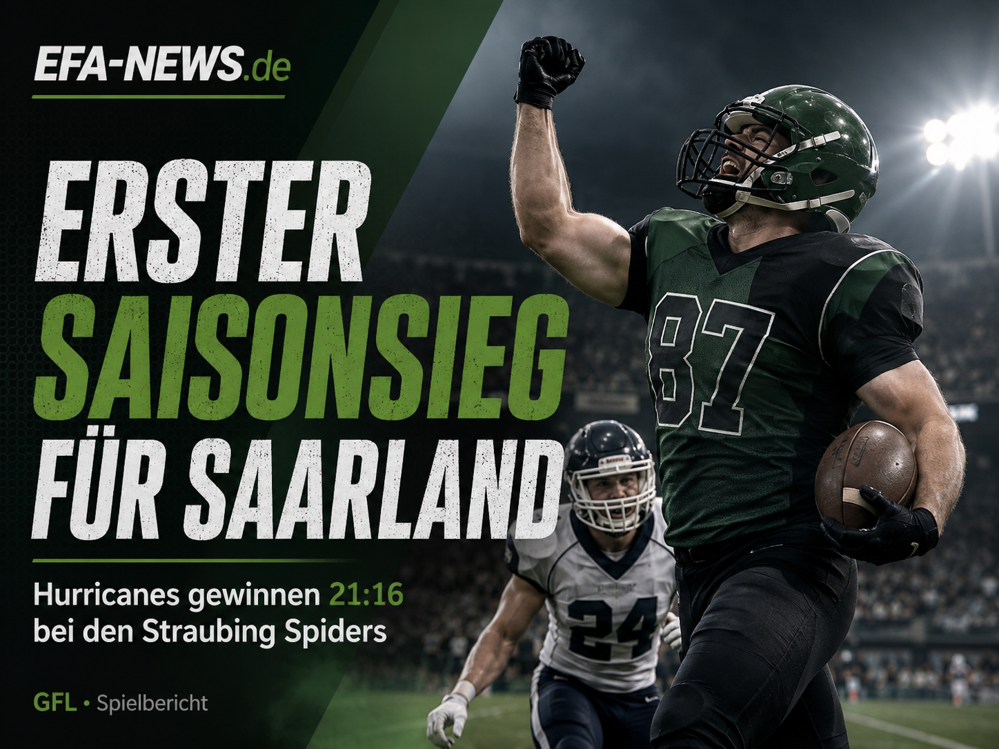 Saarland Hurricanes conquista la prima vittoria stagionale a Straubing – Endzone Europe