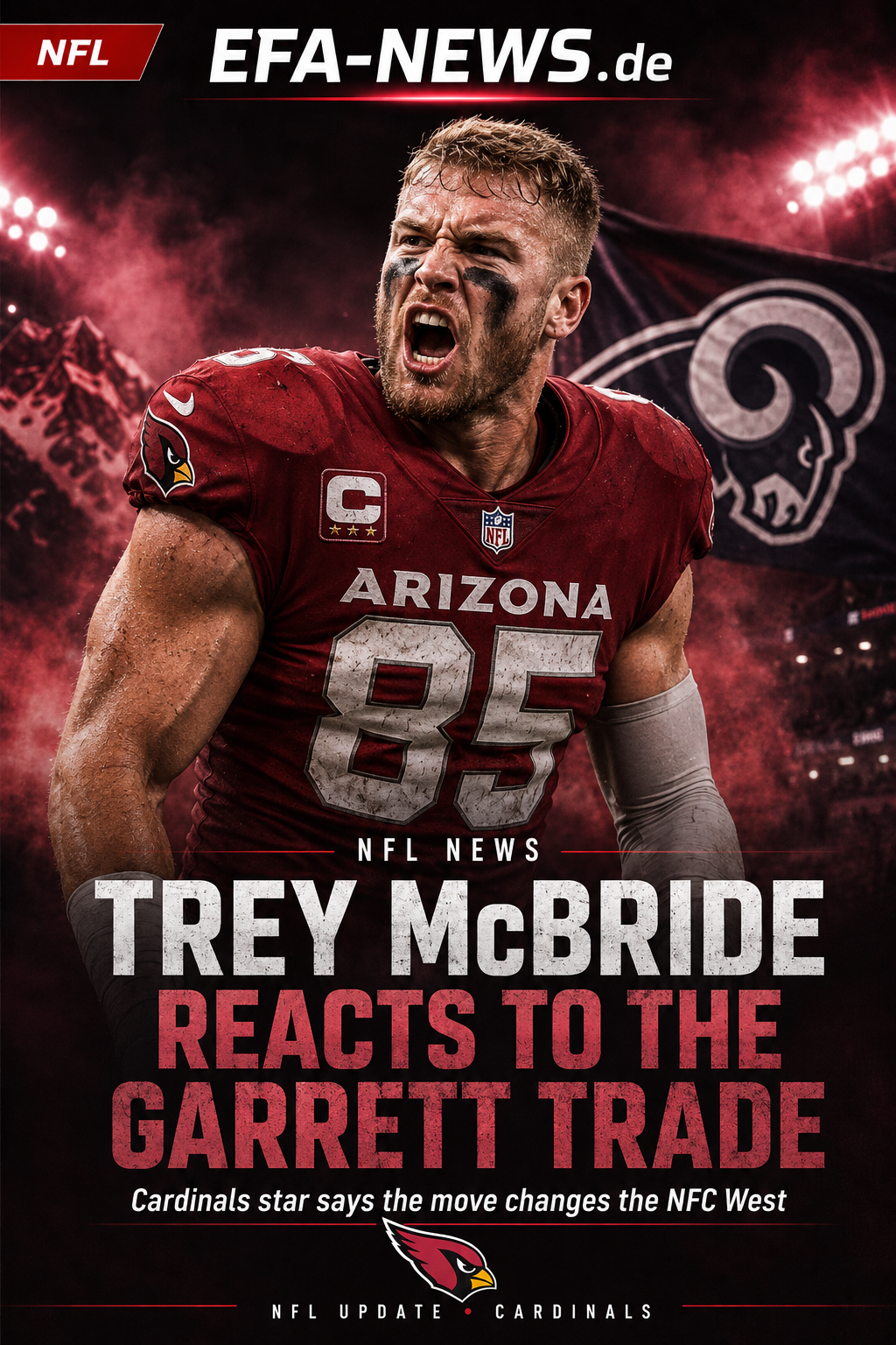 NFC West sotto pressione: Trey McBride reagisce all’arrivo di Garrett – Endzone Europe
